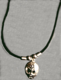 Alien & Stone Pendant on Black Cord NECKLACE  Assortment  $0.49